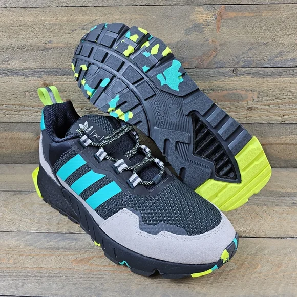 adidas Originals ZX 1K Boost Seasonality Men's Shoes Black Grey - Picture 12 of 12